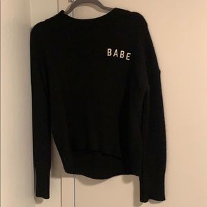 Black Skull Cashmere Babe Sweater